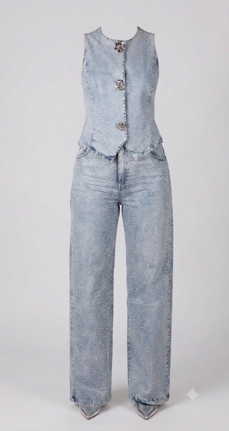 Denim Bling Set