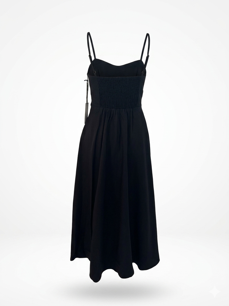 Cami Strap Waist Belt Dress