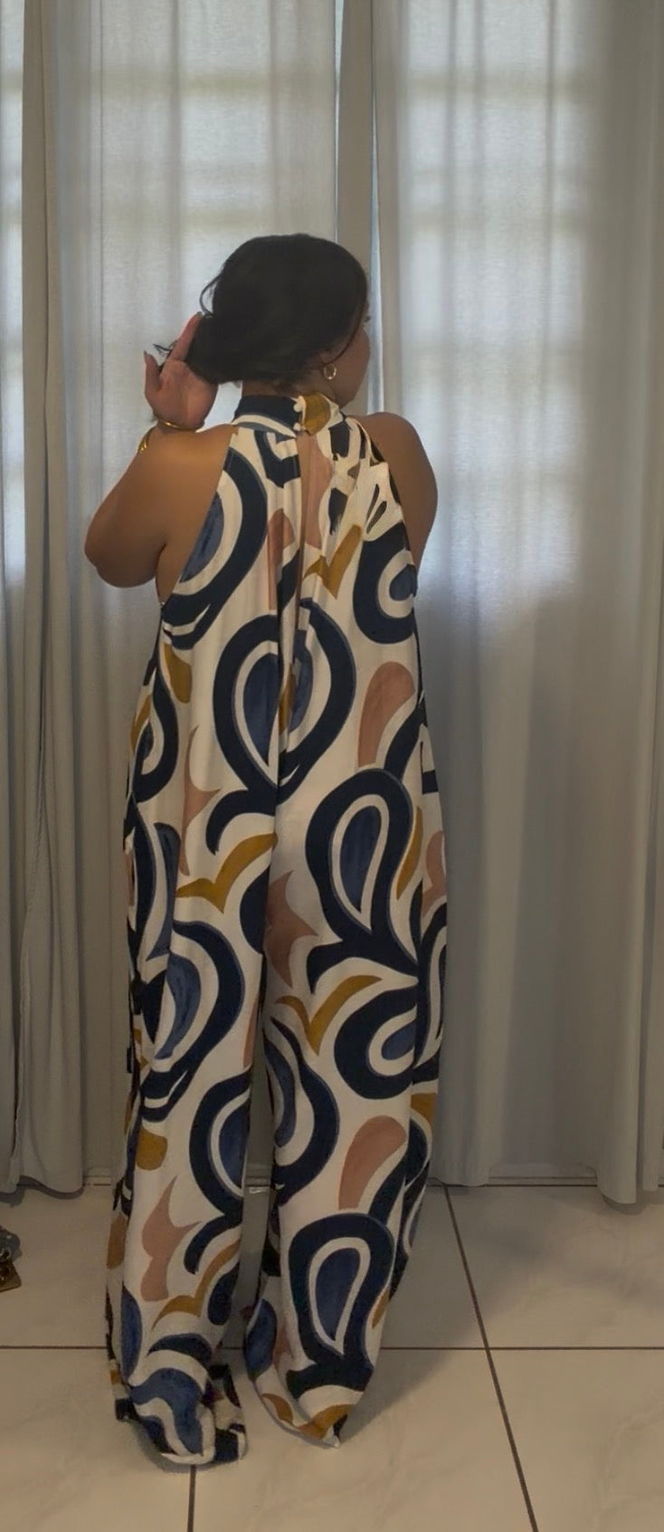 Printed Flowy Jumpsuit