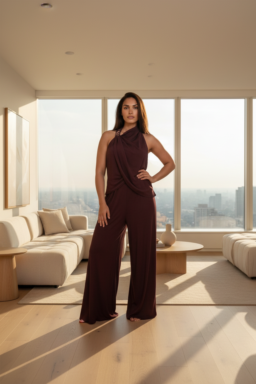Halter Drape Set