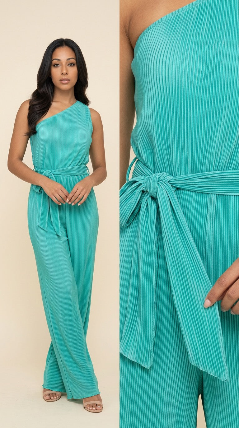 Aqua Jumpsuit