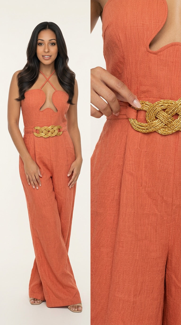 Light Orange Jumpsuit