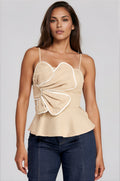 Flower Peplum Top